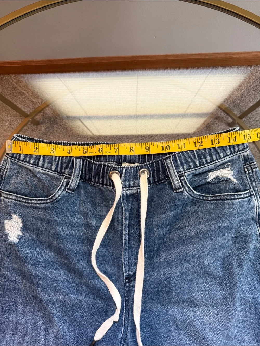 Aerie Drawstring Jeans Size M